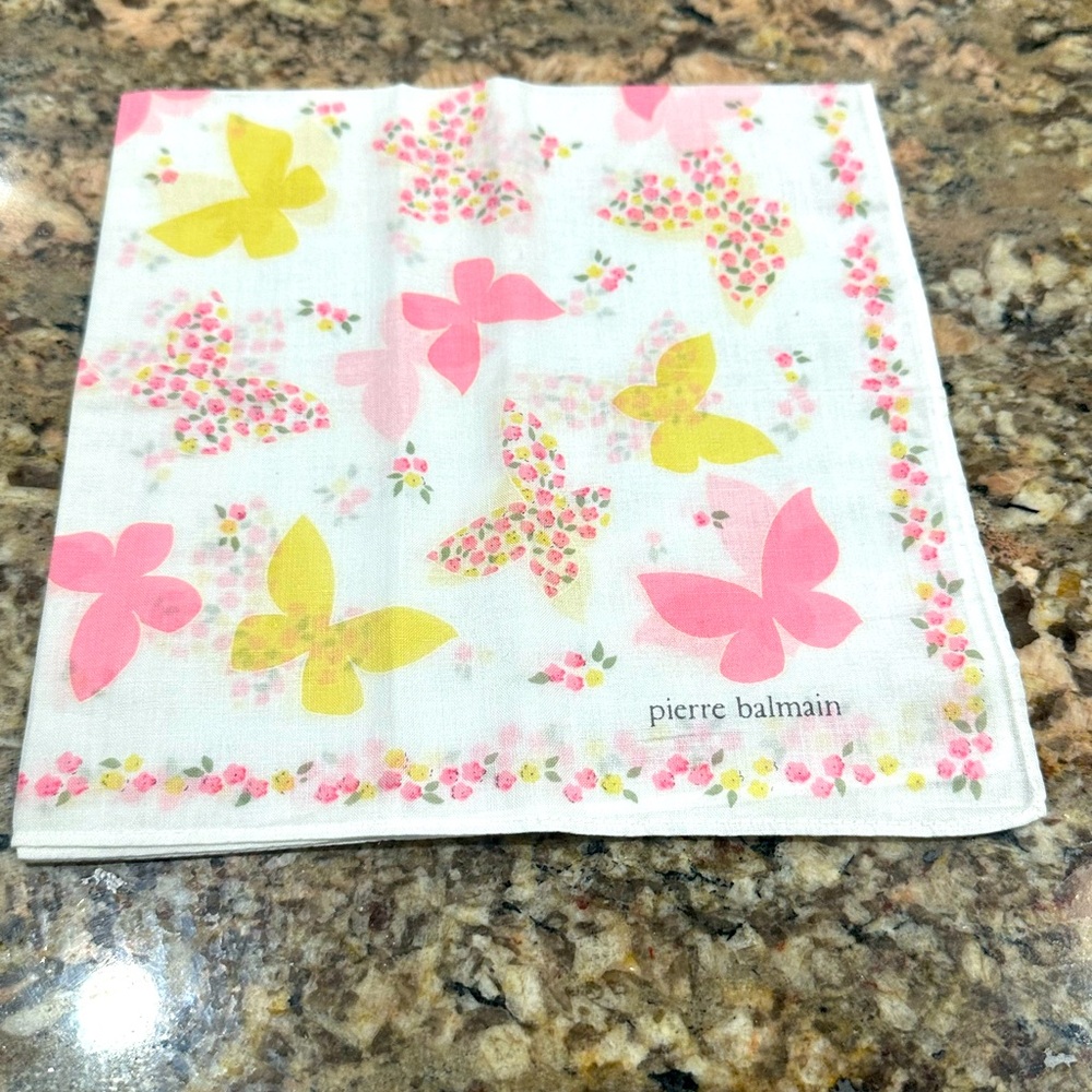 Pierre Balmain Butterfly & Floral Handkerchief’s 2